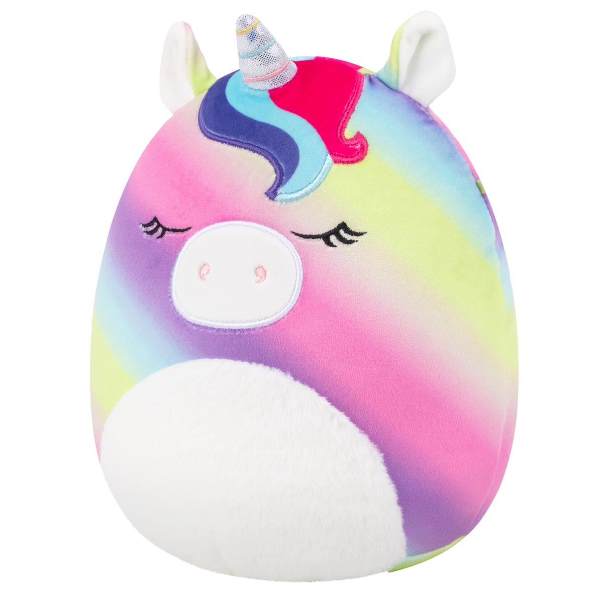 Squishmallows 8" Clarissa the Rainbow Unicorn with Fuzzy Belly | Jazwares / Squishmallows   Squad