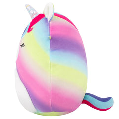 Squishmallows 8" Clarissa the Rainbow Unicorn with Fuzzy Belly | Jazwares / Squishmallows   Squad