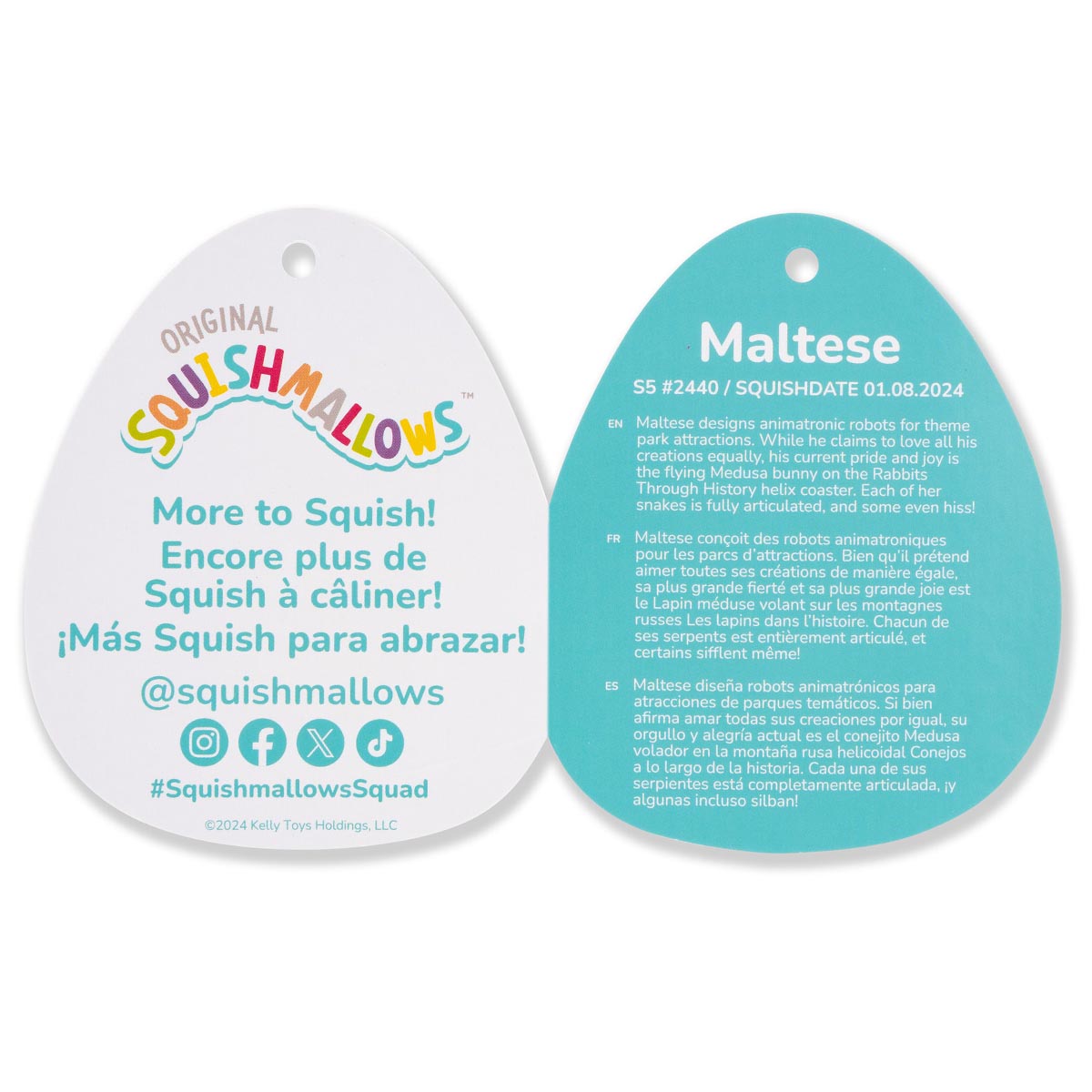 Squishmallows 8" Maltese the Sun Bear | Jazwares / Squishmallows   Squad