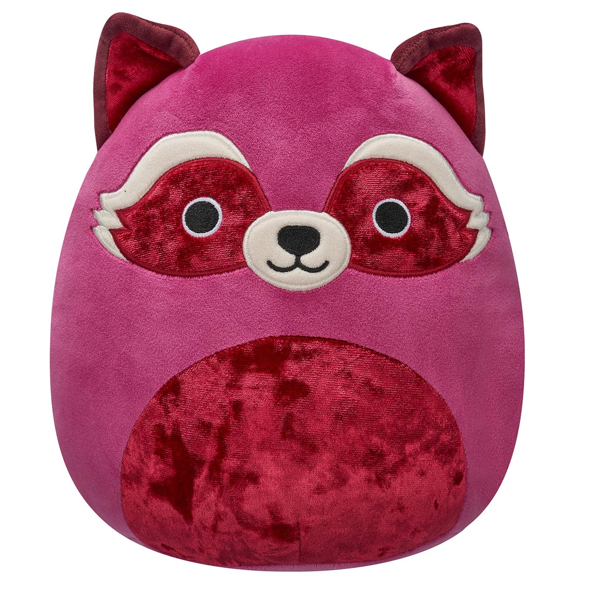 Squishmallows 8" Olivieri the Maroon Raccoon with Velvet Accents | Jazwares / Squishmallows   Squad