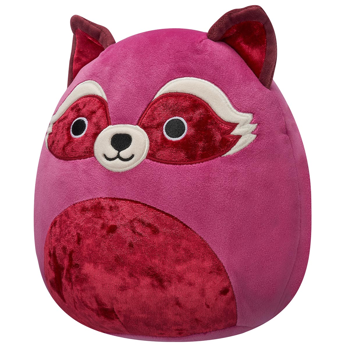 Squishmallows 8" Olivieri the Maroon Raccoon with Velvet Accents | Jazwares / Squishmallows   Squad