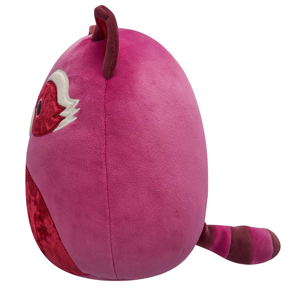 Squishmallows 8" Olivieri the Maroon Raccoon with Velvet Accents | Jazwares / Squishmallows   Squad