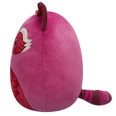 Squishmallows 8" Olivieri the Maroon Raccoon with Velvet Accents | Jazwares / Squishmallows   Squad