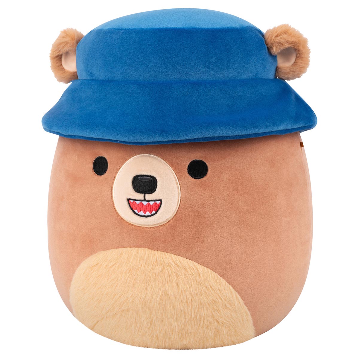 Squishmallows 12" Stokely the Brown Kodiak Bear with Bucket Hat | Jazwares / Squishmallows   Squad