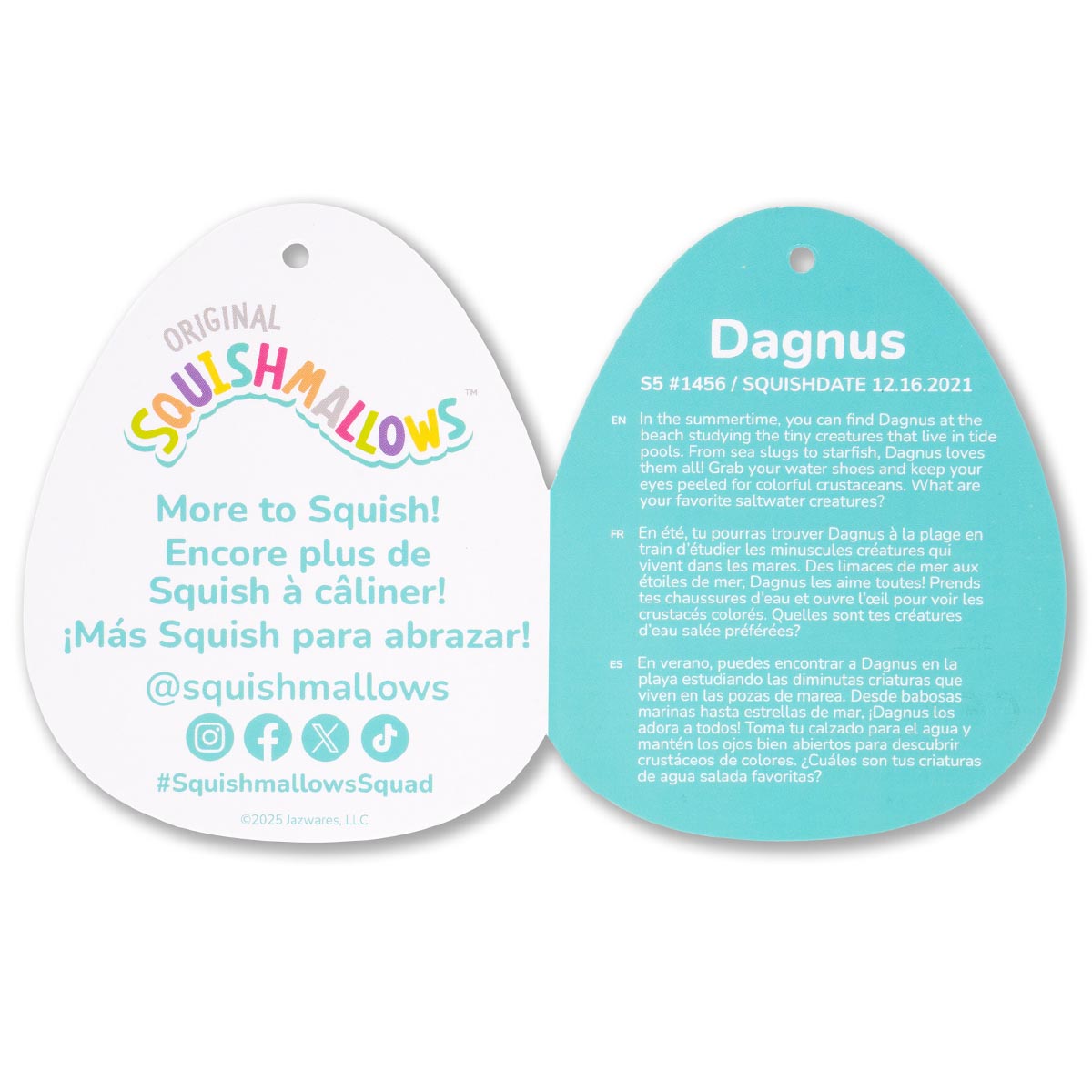 Squishmallows 5" Dagnus the Tan Highland Cow | Jazwares / Squishmallows   Squad
