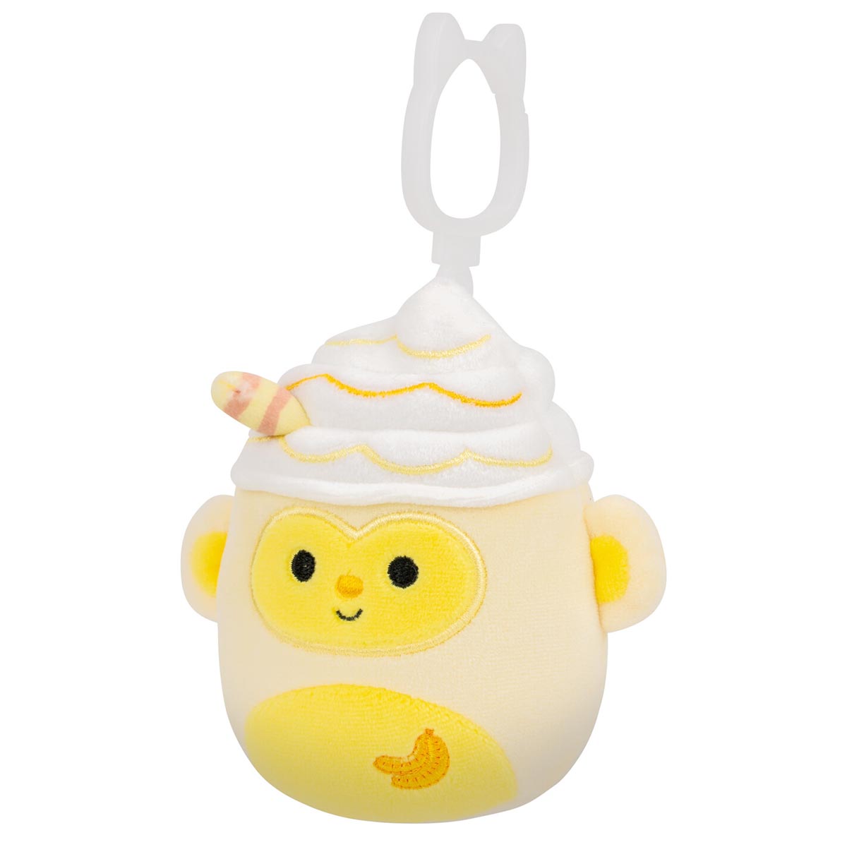 Squishmallows 3.5" Pierogi the Banana Monkey Shake Clip | Jazwares / Squishmallows   Category|  Squad