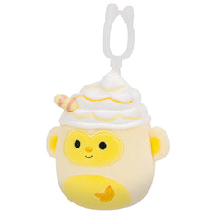 Squishmallows 3.5" Pierogi the Banana Monkey Shake Clip | Jazwares / Squishmallows   Category|  Squad