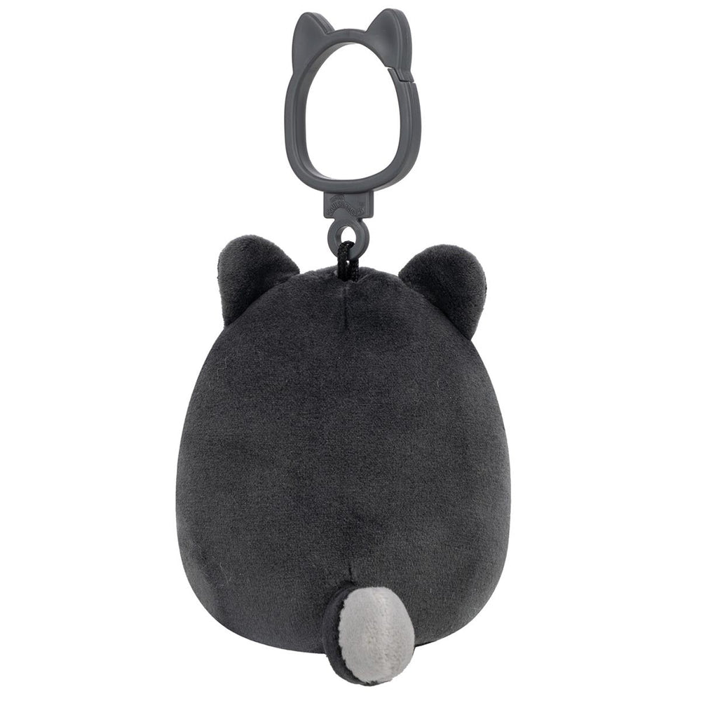 Squishmallows 3.5" Dmitri the Dark Grey Wolf Clip | Jazwares / Squishmallows   Category|  Squad