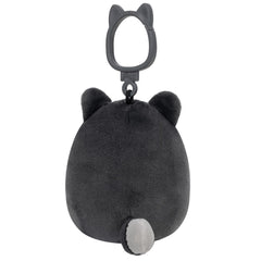 Squishmallows 3.5" Dmitri the Dark Grey Wolf Clip | Jazwares / Squishmallows   Category|  Squad