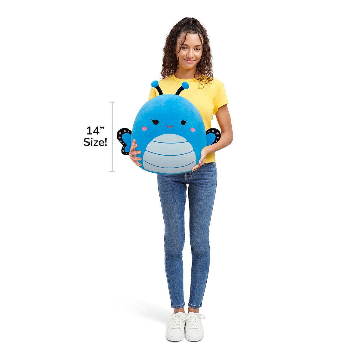 Squishmallows 14" Waverly the Blue Butterfly | Jazwares / Squishmallows   Squad