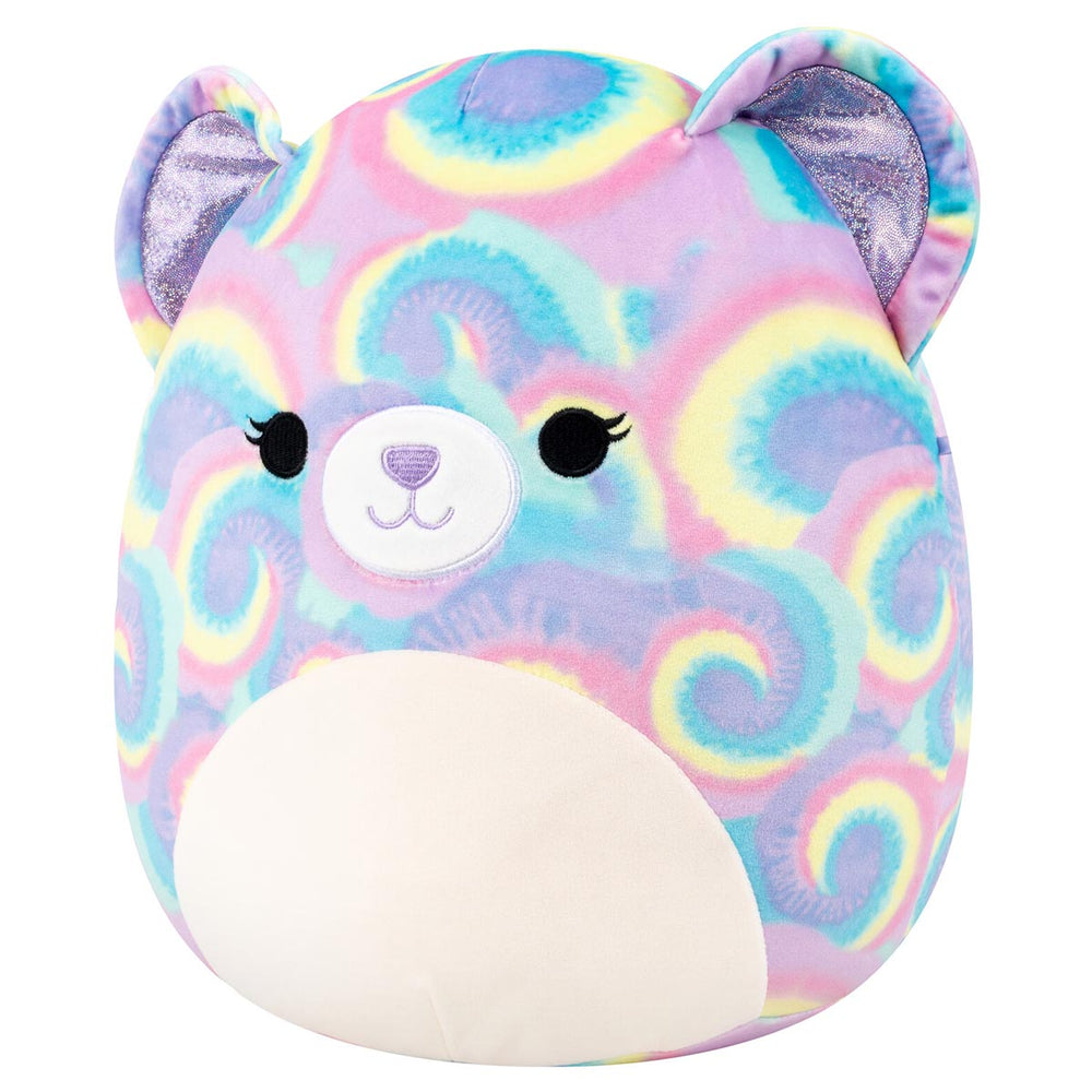 Squishmallows 12" Jonessa the Purple Psychedelic Tie-Dye Bear | Jazwares / Squishmallows   Squad