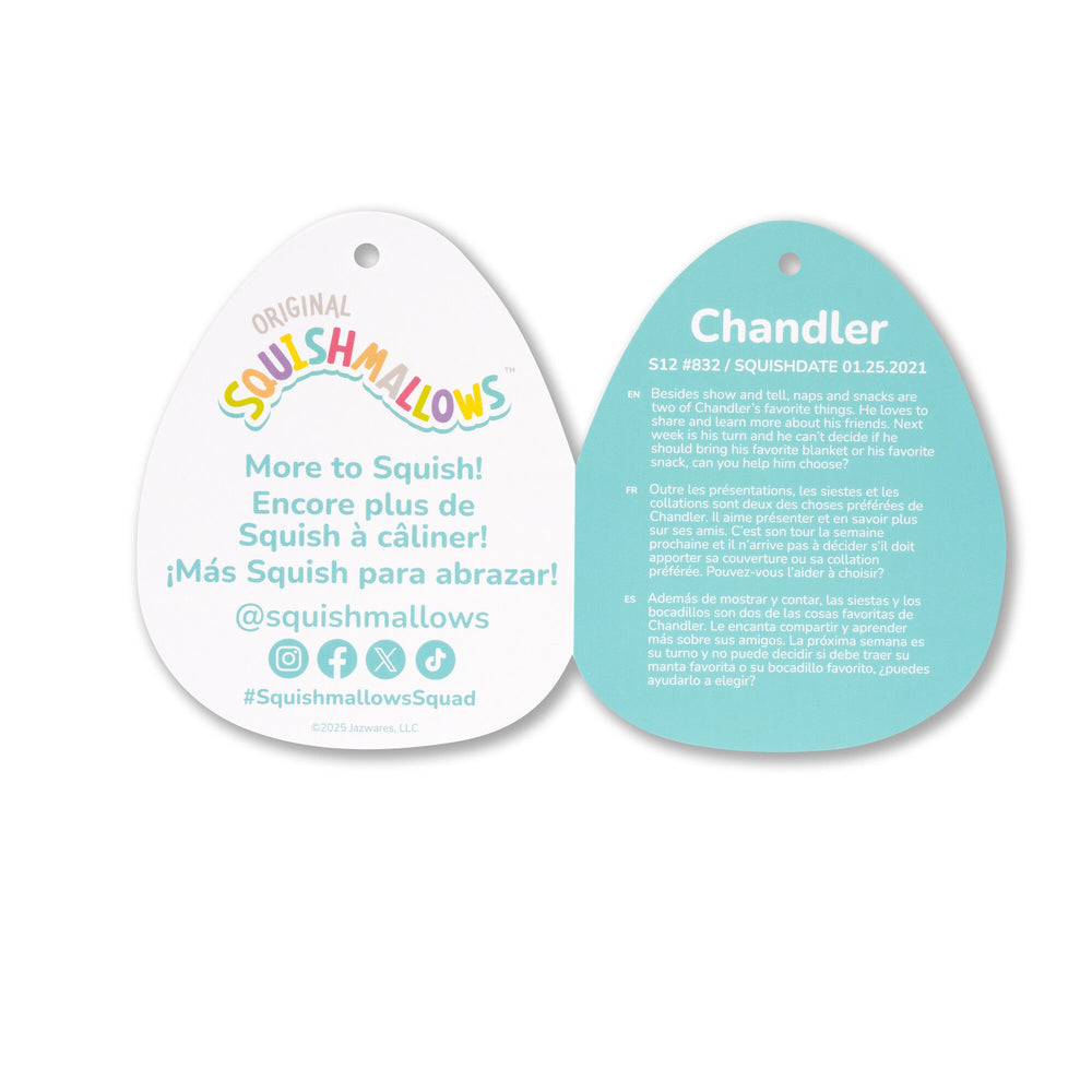 Squishmallows 12" Chandler the Yellow Shark | Jazwares / Squishmallows   Squad