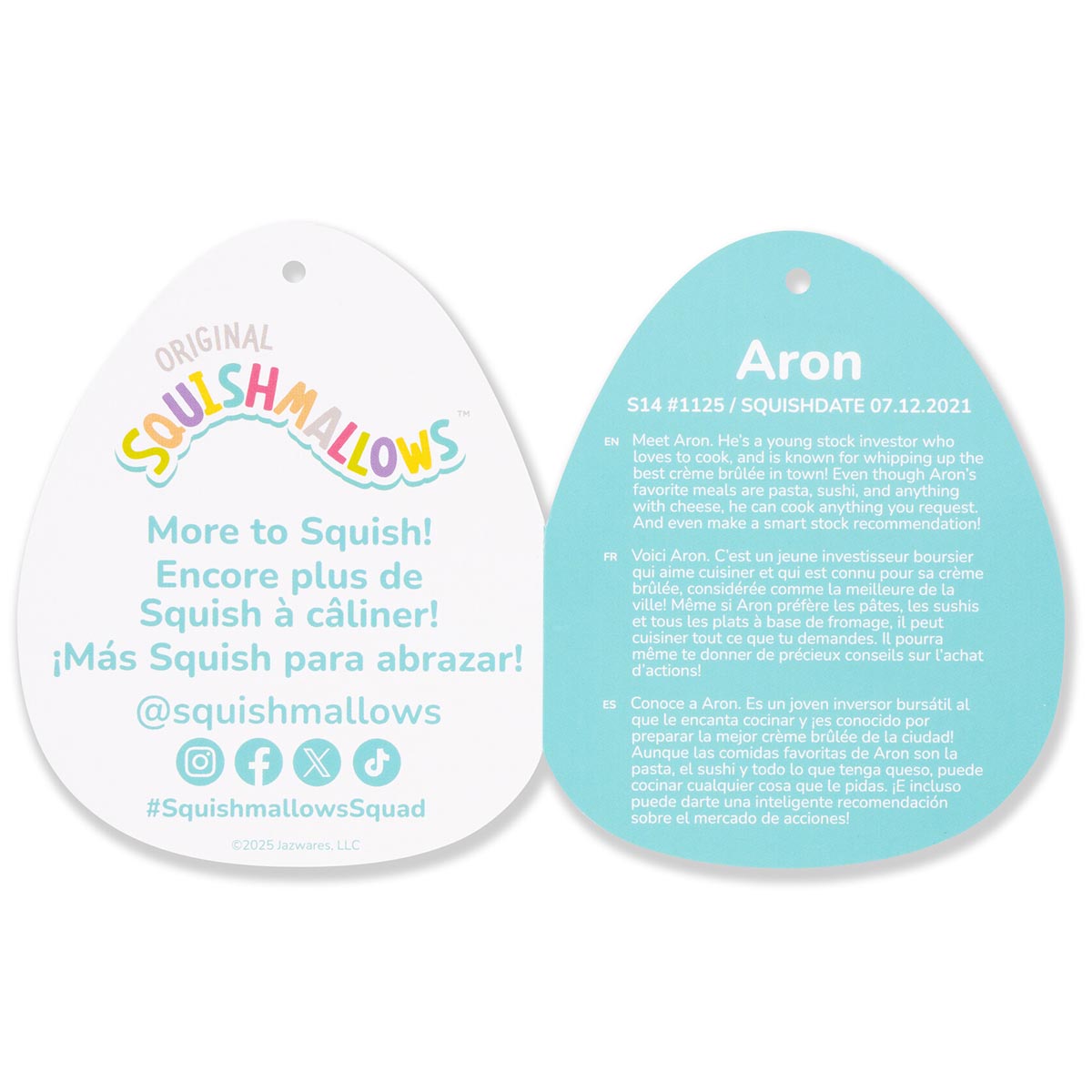 Squishmallows 14" Aron the Black Gorilla | Jazwares / Squishmallows   Squad
