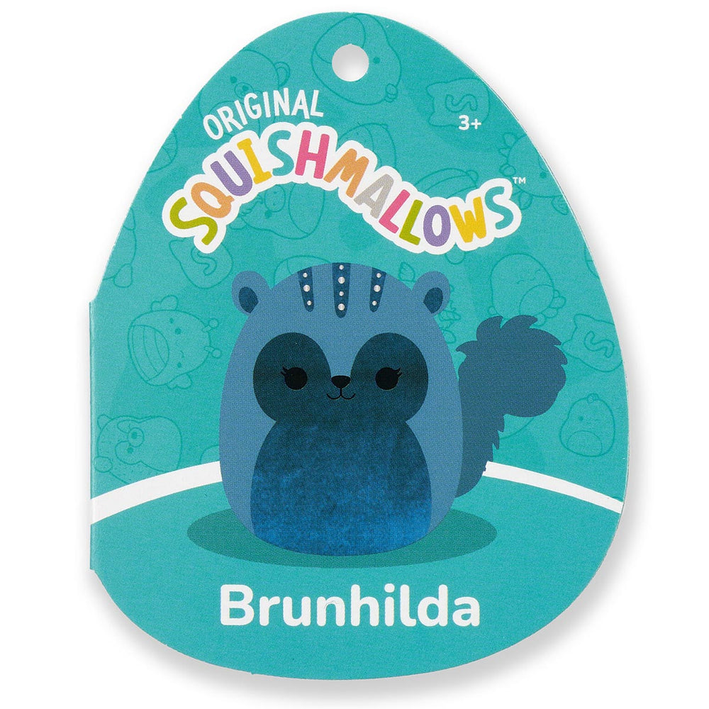 Squishmallows 14" Brunhilda the Blue Tonal Squirrel | Jazwares / Squishmallows   Squad