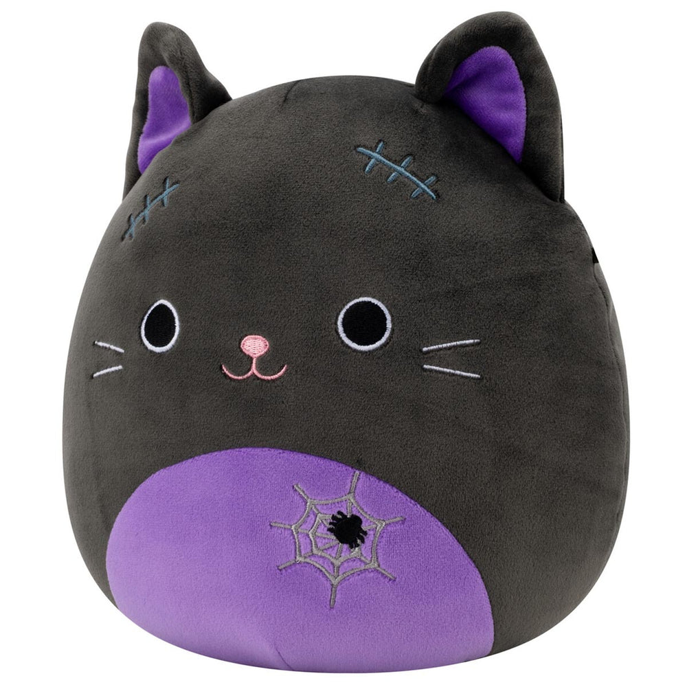 Squishmallows 8" Autumn the Black Cat with Purple Belly | Jazwares / Squishmallows   Squad