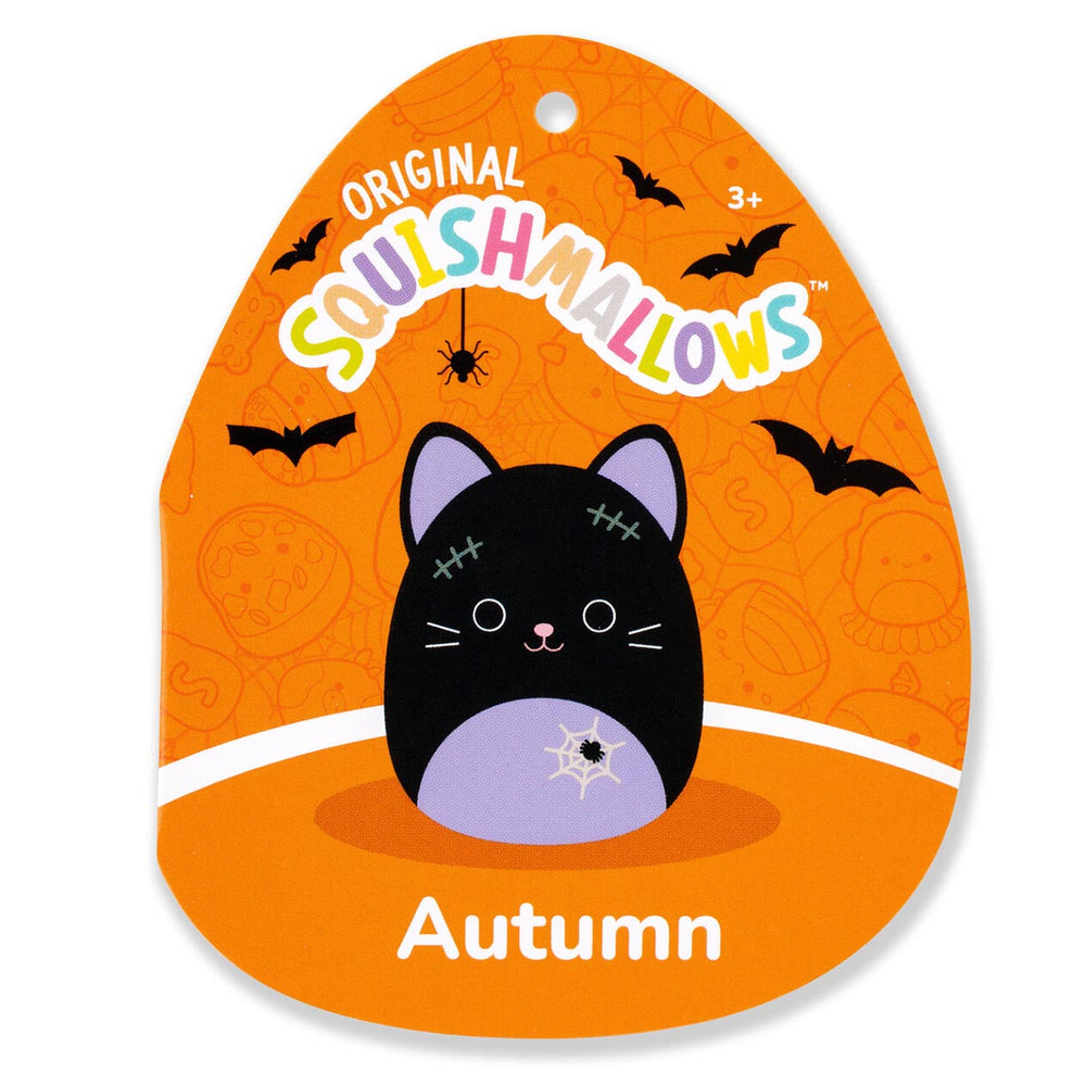 Squishmallows 8" Autumn the Black Cat with Purple Belly | Jazwares / Squishmallows   Squad