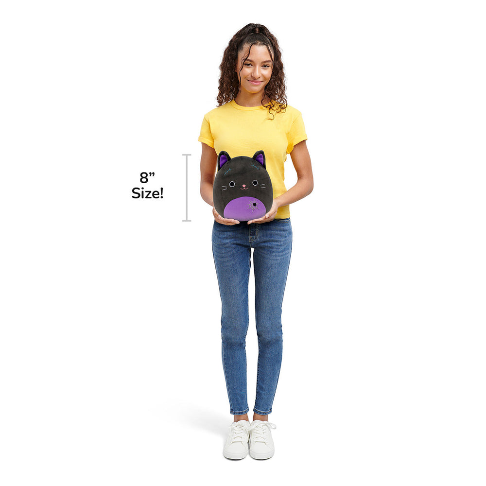 Squishmallows 8" Autumn the Black Cat with Purple Belly | Jazwares / Squishmallows   Squad
