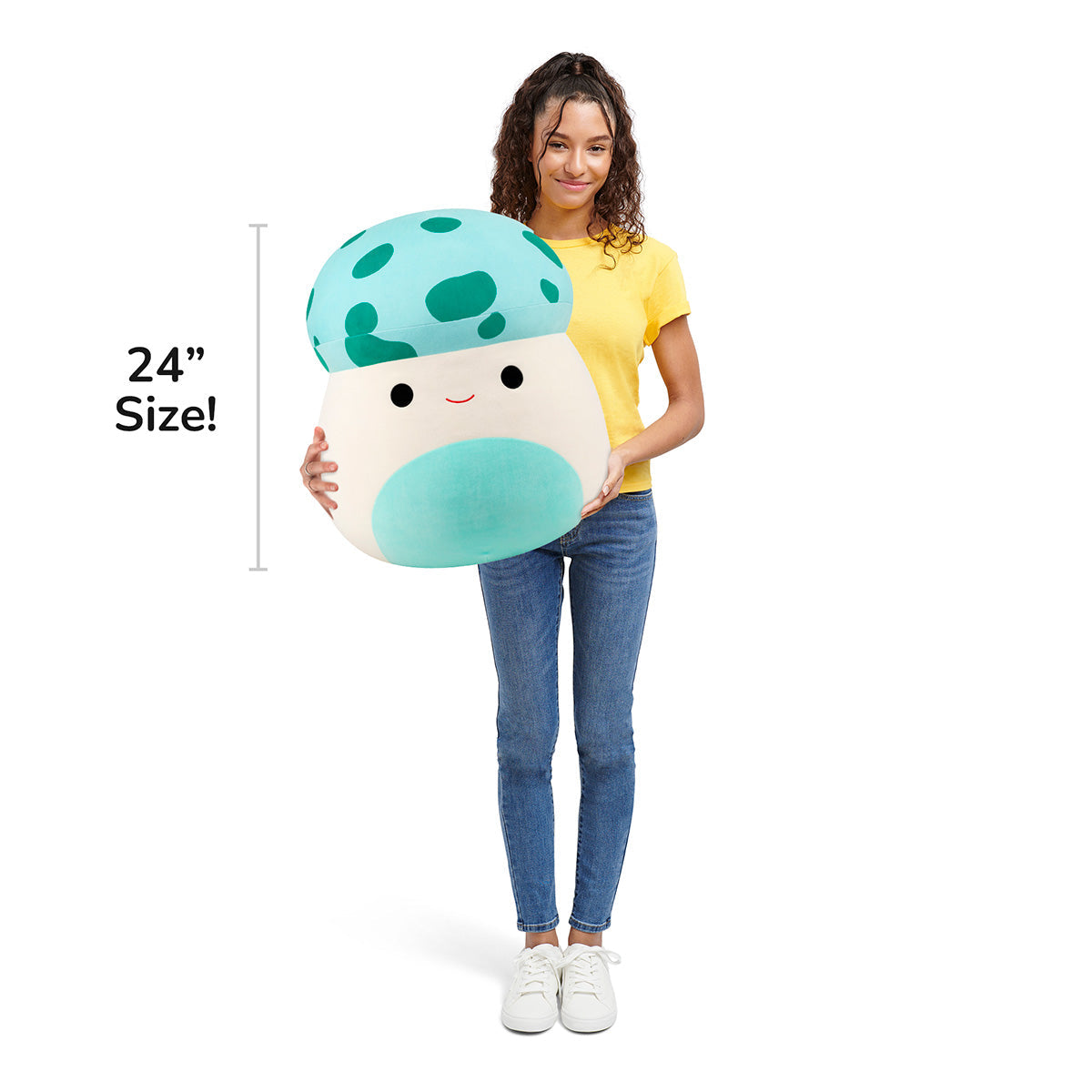 Squishmallows 24" Sydney the Teal Spotted Mushroom | Jazwares / Squishmallows   Category|  Squad