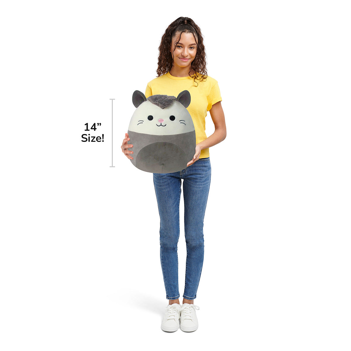 Squishmallows 14" Luanne the Grey Possum | Jazwares / Squishmallows   Squad