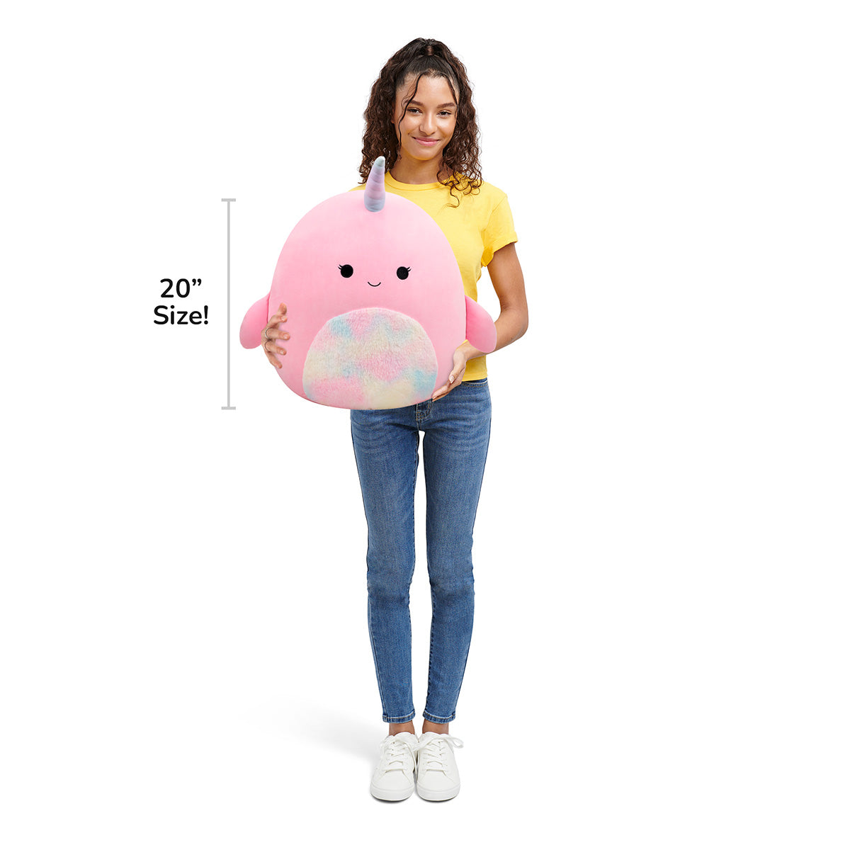 Squishmallows 20" Esme the Pink Narwhal | Jazwares / Squishmallows   Category|  Squad