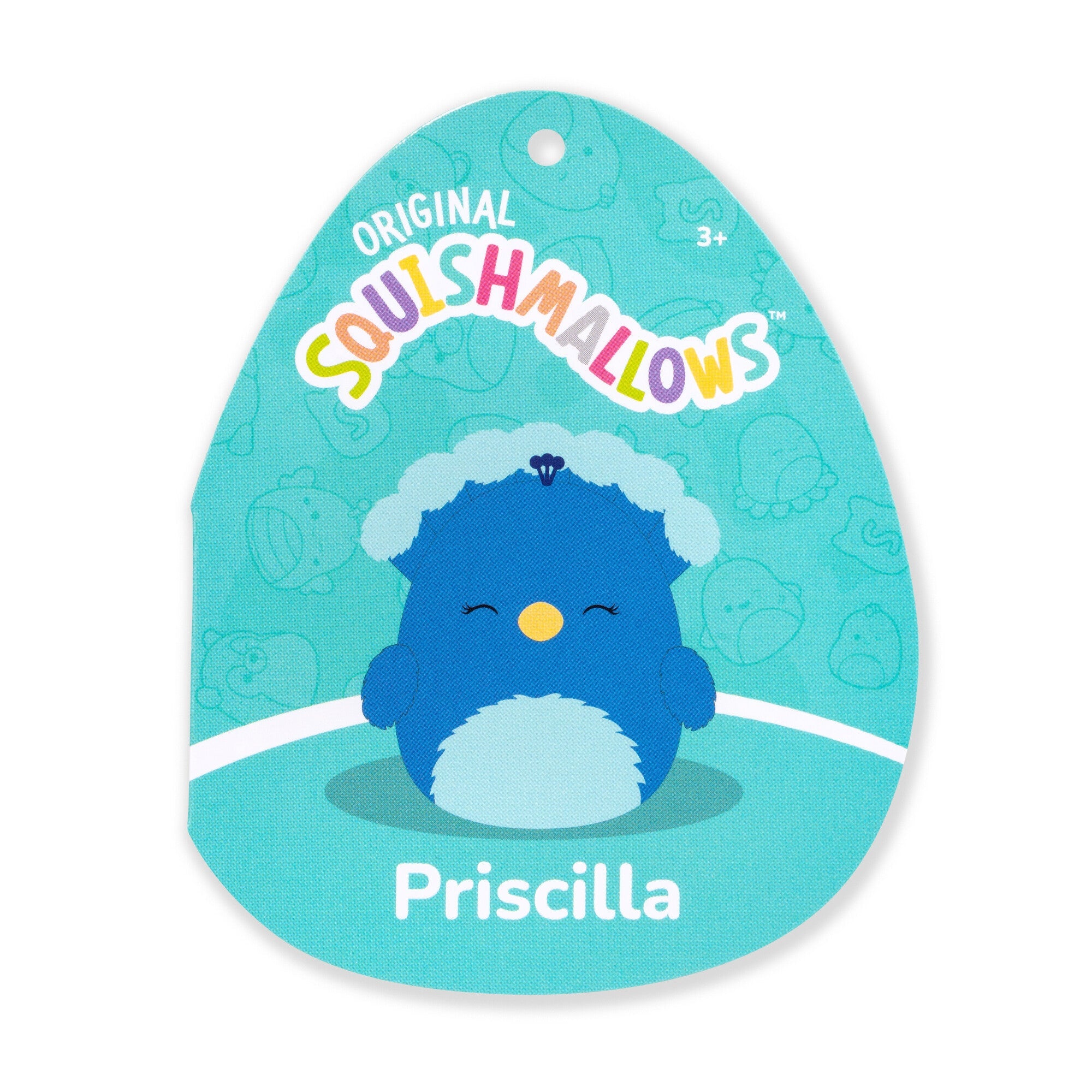 Squishmallows 16" Priscilla the Blue Peacock | Jazwares / Squishmallows   Squad