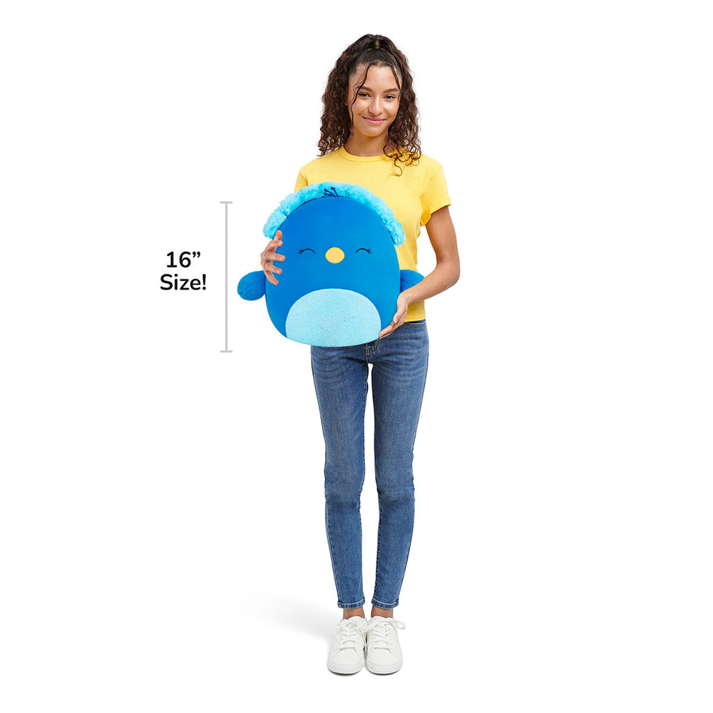 Squishmallows 16" Priscilla the Blue Peacock | Jazwares / Squishmallows   Squad