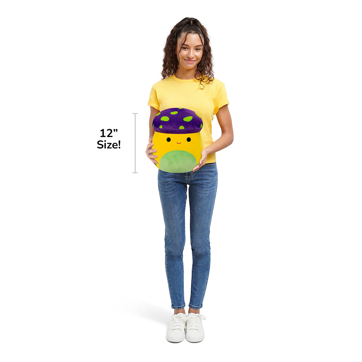 Squishmallows 12" Enid the Neon Yellow Mushroom | Jazwares / Squishmallows   Category|  Squad
