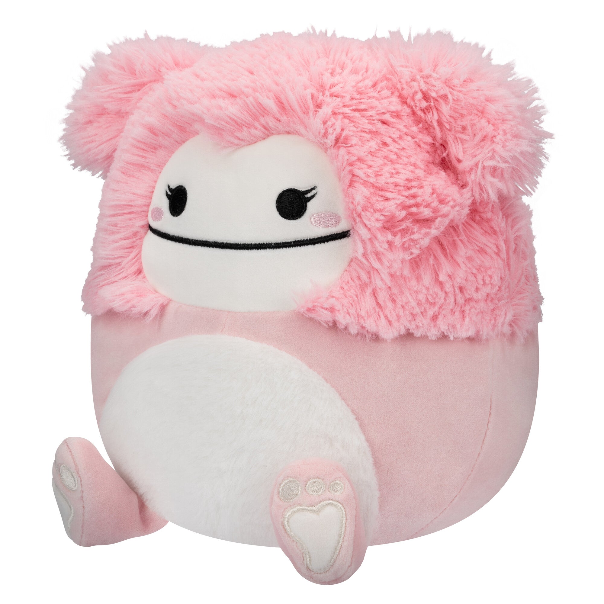 Squishmallows 8" Brina the Pink Bigfoot with Fuzzy Belly | Jazwares / Squishmallows   Squad