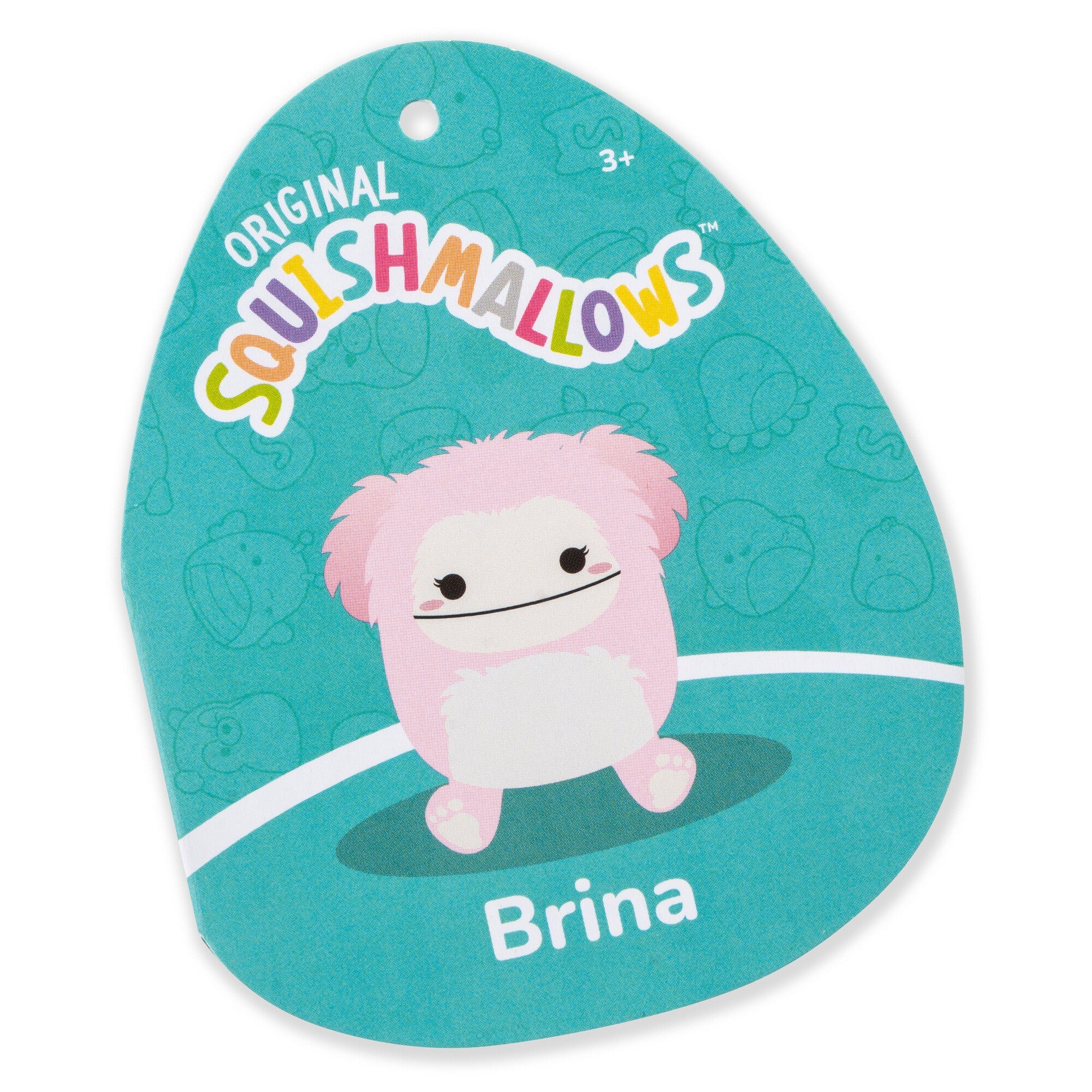 Squishmallows 8" Brina the Pink Bigfoot with Fuzzy Belly | Jazwares / Squishmallows   Squad