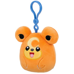 Squishmallows 3.5-Inch Pokémon Teddiursa Clip | Jazwares / Squishmallows   Category