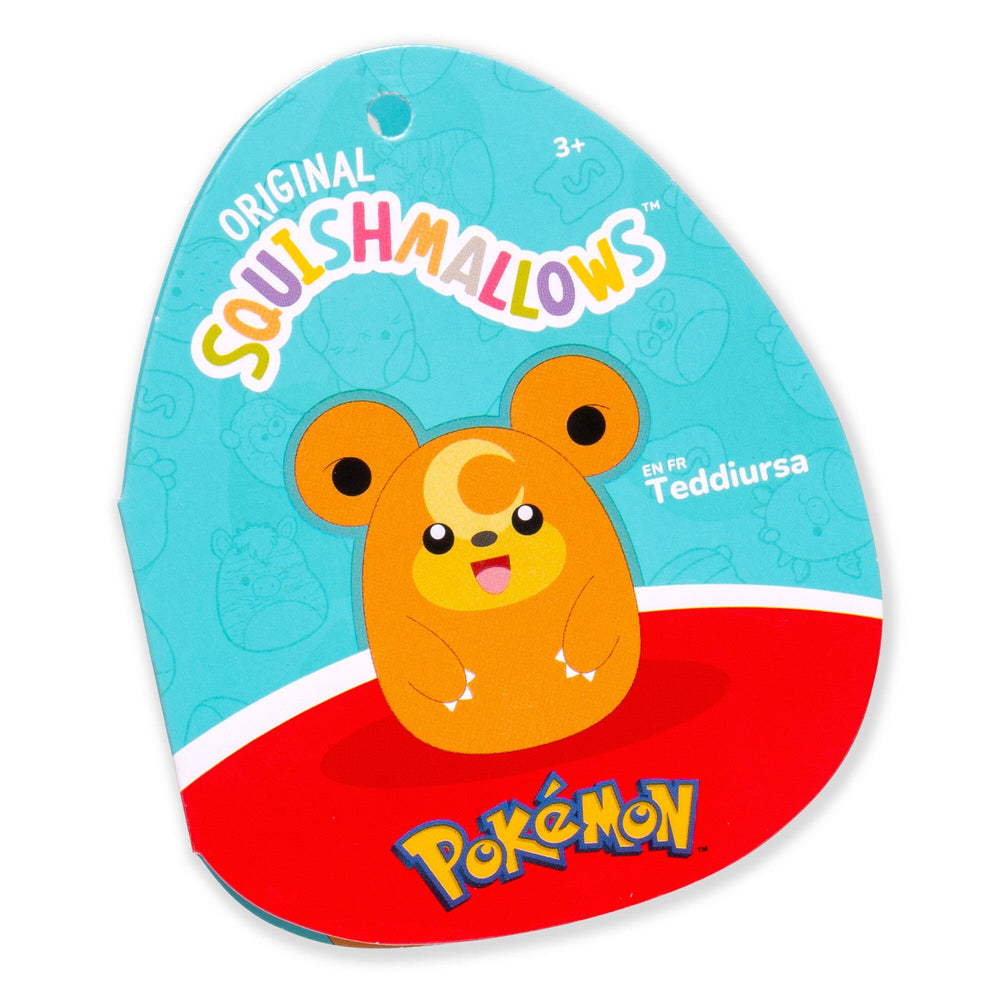 Squishmallows 3.5-Inch Pokémon Teddiursa Clip | Jazwares / Squishmallows   Category