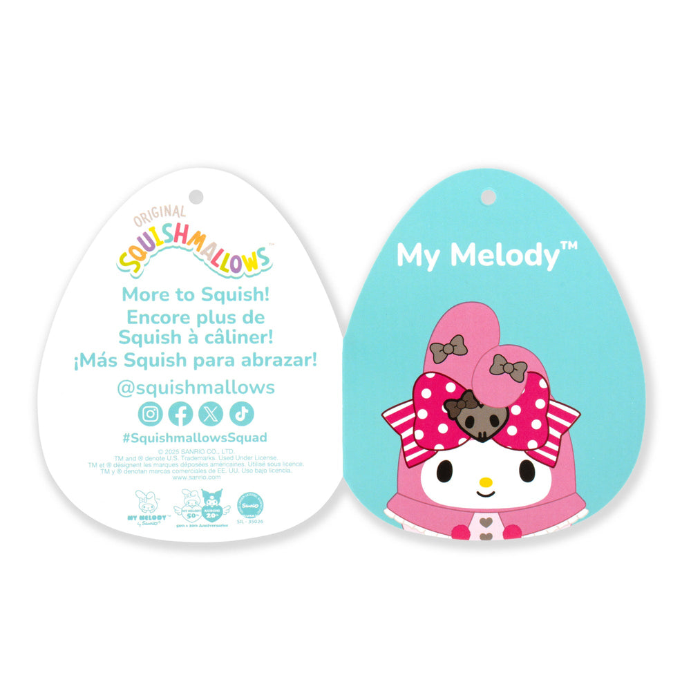 Hello Kitty and Friends 8" 50th Anniversary My Melody | Jazwares / Squishmallows   Brand