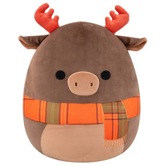 Squishmallows 16" Patterson the Moose with Orange Scarf | Jazwares / Squishmallows   Squad