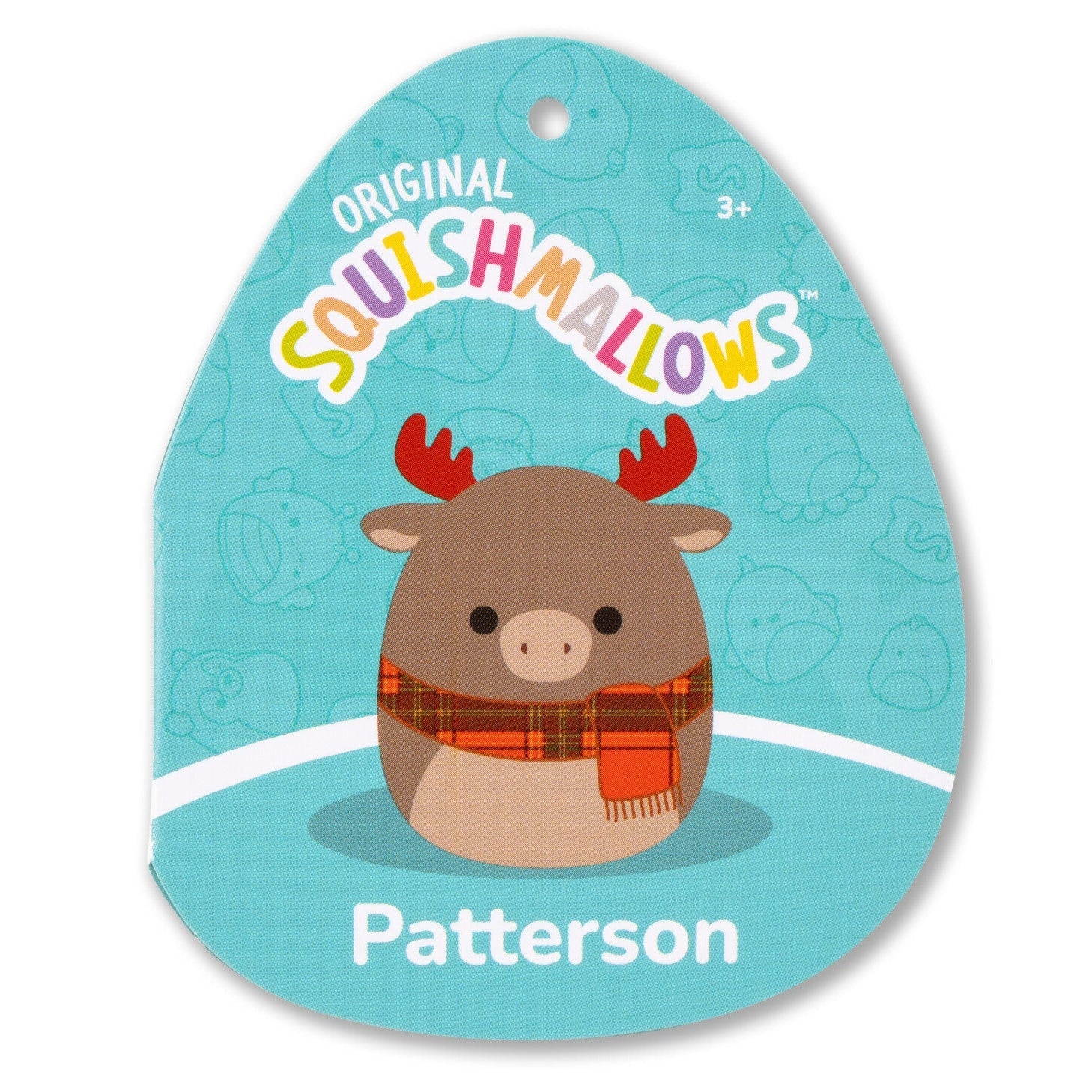 Squishmallows 16" Patterson the Moose with Orange Scarf | Jazwares / Squishmallows   Squad
