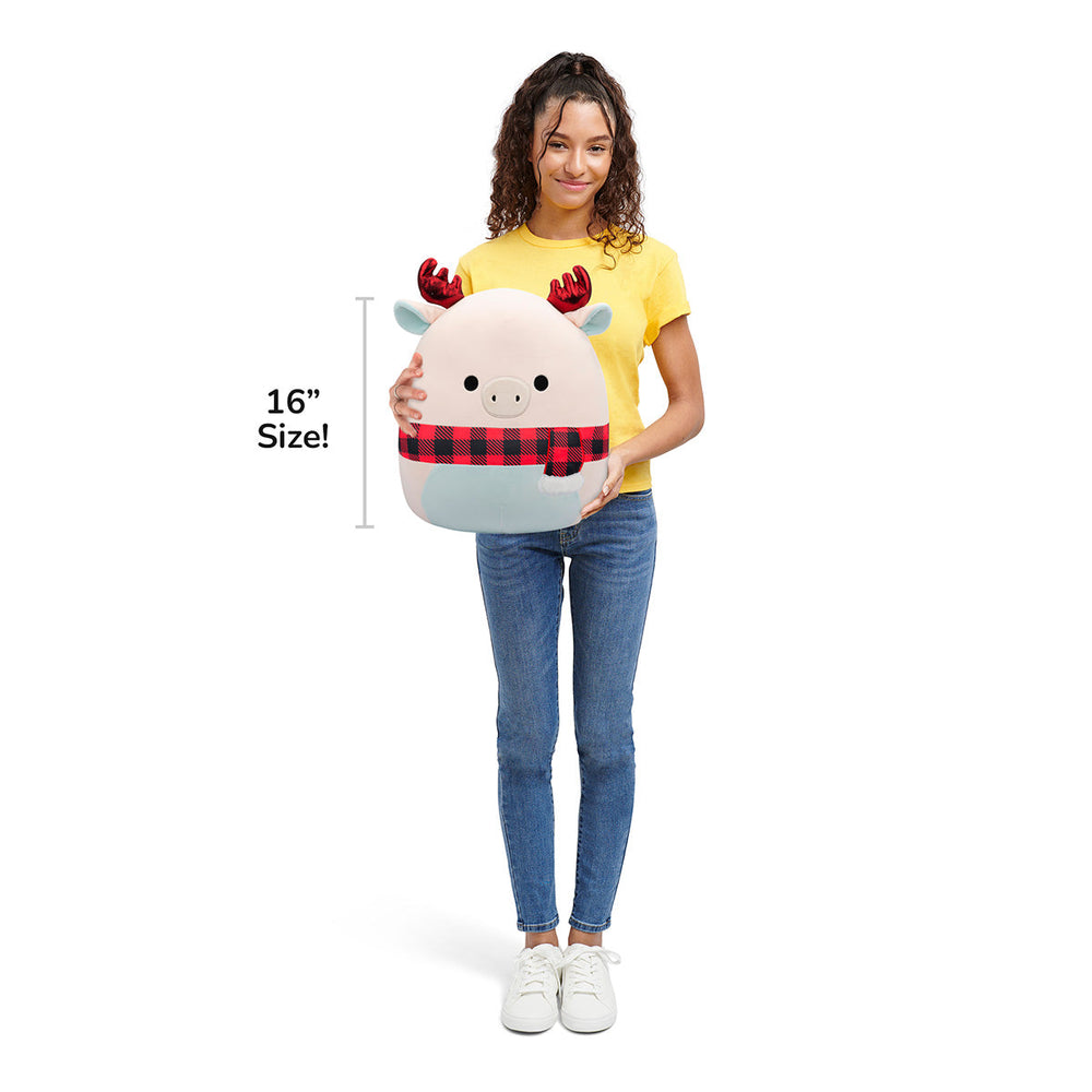 Squishmallows 16" Matthew the White Moose with Glitter Antlers | Jazwares / Squishmallows   Squad