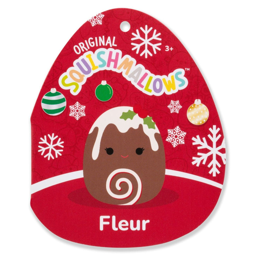 Squishmallows 8" Fleur the Yule Log with Holly | Jazwares / Squishmallows   Squad