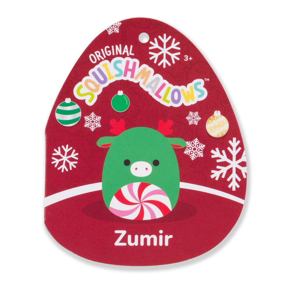Squishmallows 5" Zumir the Green Moose with Peppermint Swirl Belly | Jazwares / Squishmallows   Squad