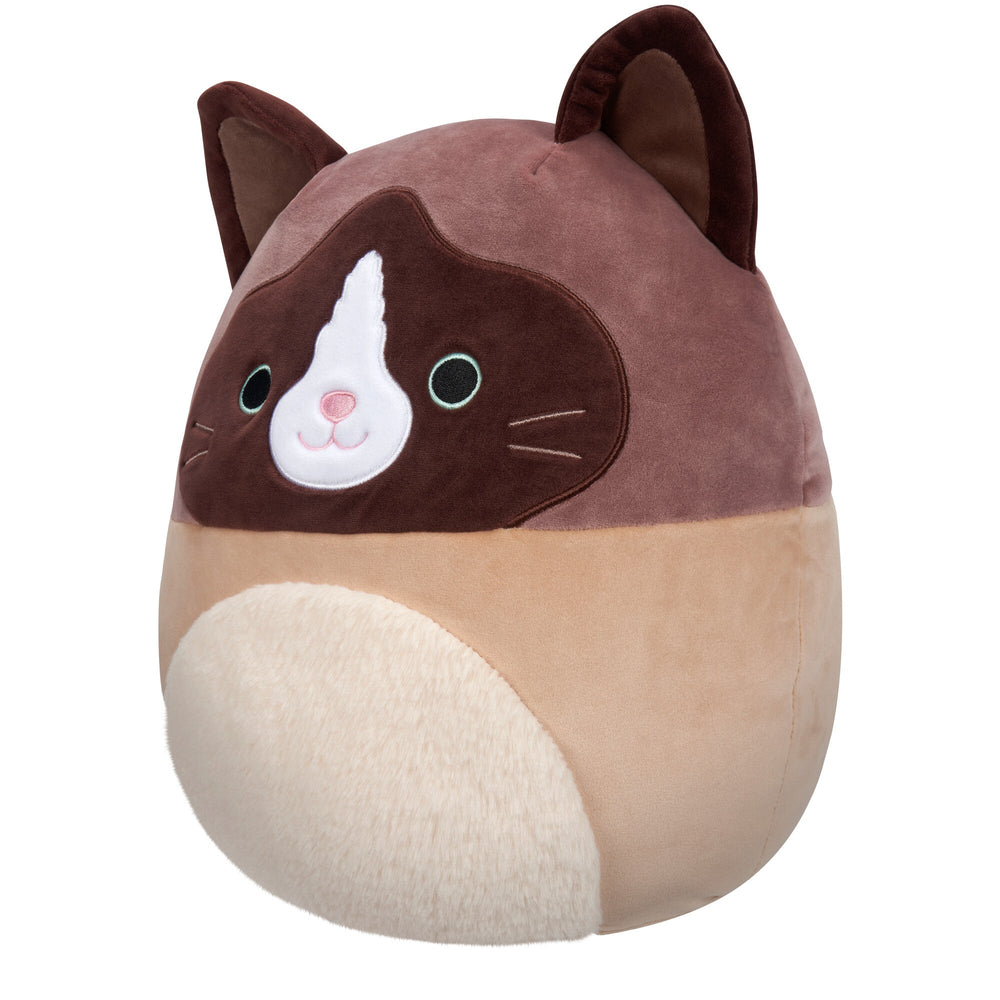 Squishmallows 16" Woodward the Brown and Tan Snowshoe Cat | Jazwares / Squishmallows   Squad