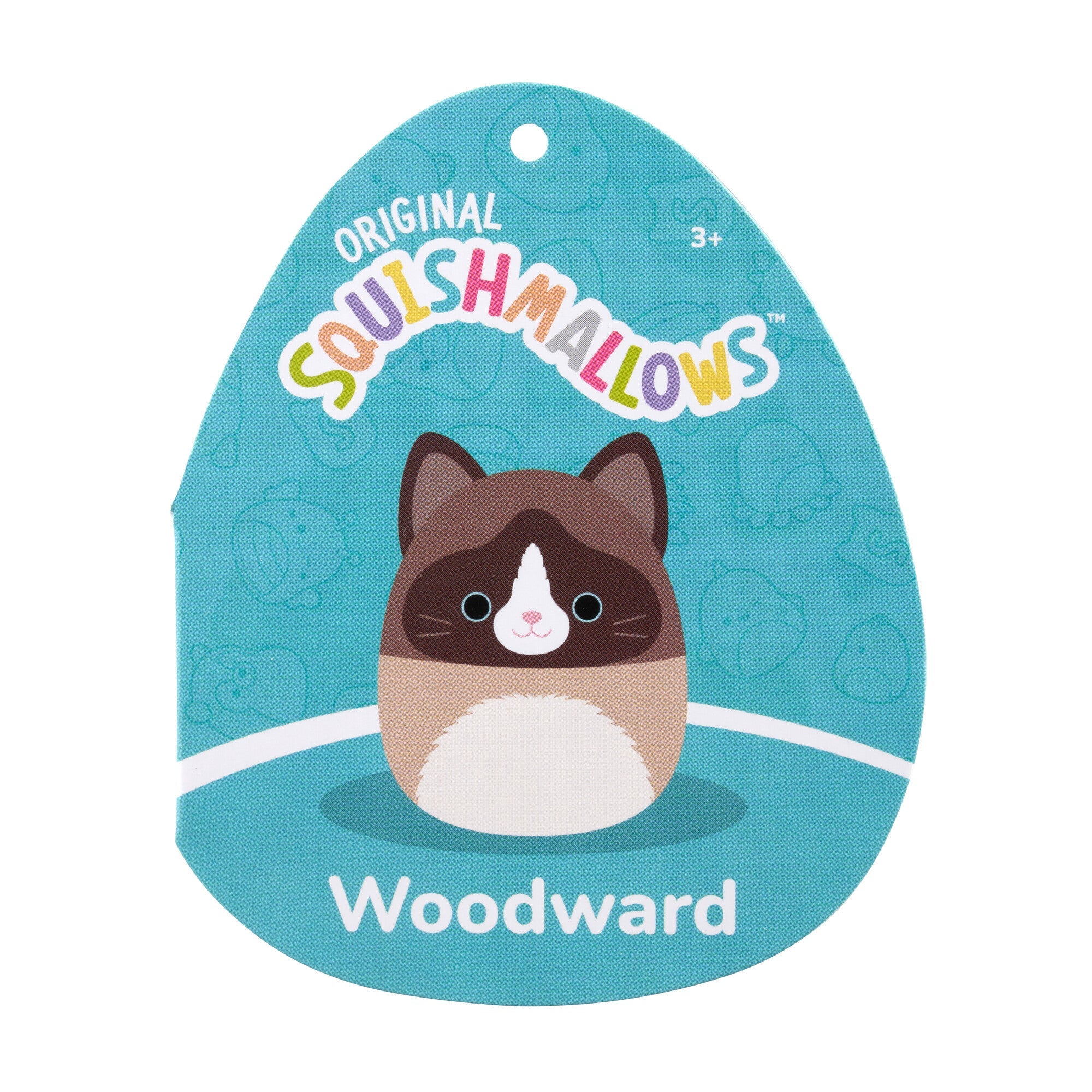 Squishmallows 16" Woodward the Brown and Tan Snowshoe Cat | Jazwares / Squishmallows   Squad