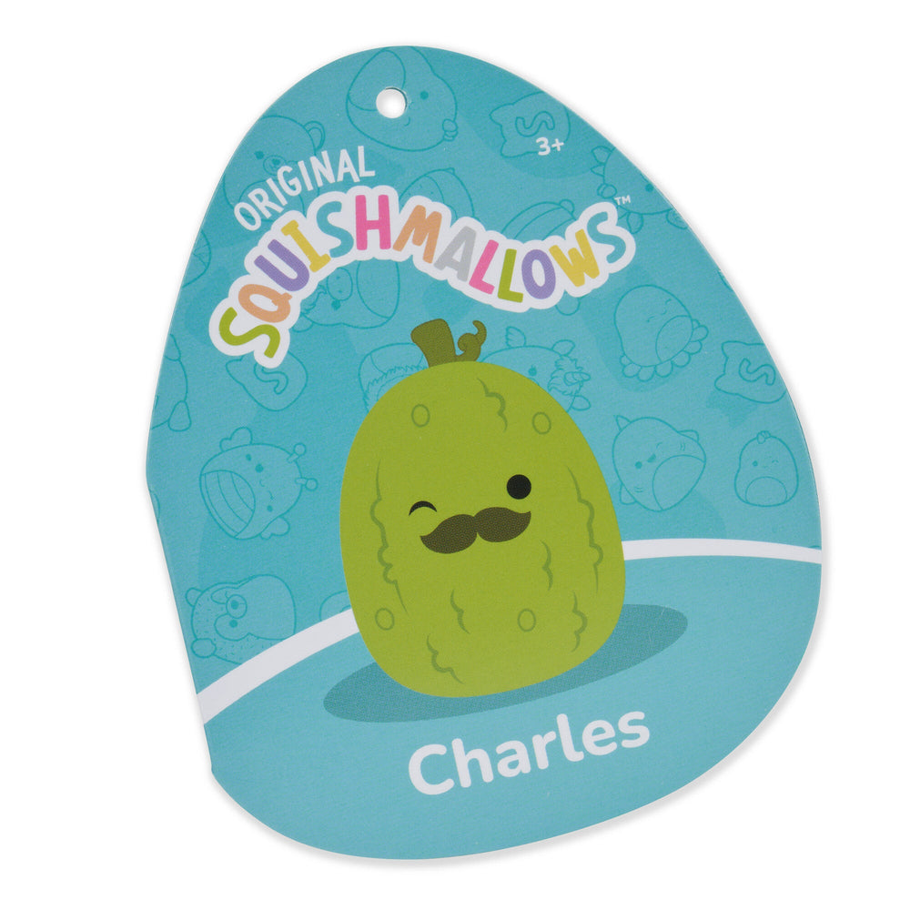 Squishmallows 12" Charles Pickle with Mustache | Jazwares / Squishmallows   Squad