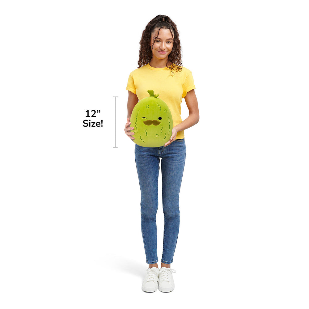 Squishmallows 12" Charles Pickle with Mustache | Jazwares / Squishmallows   Squad