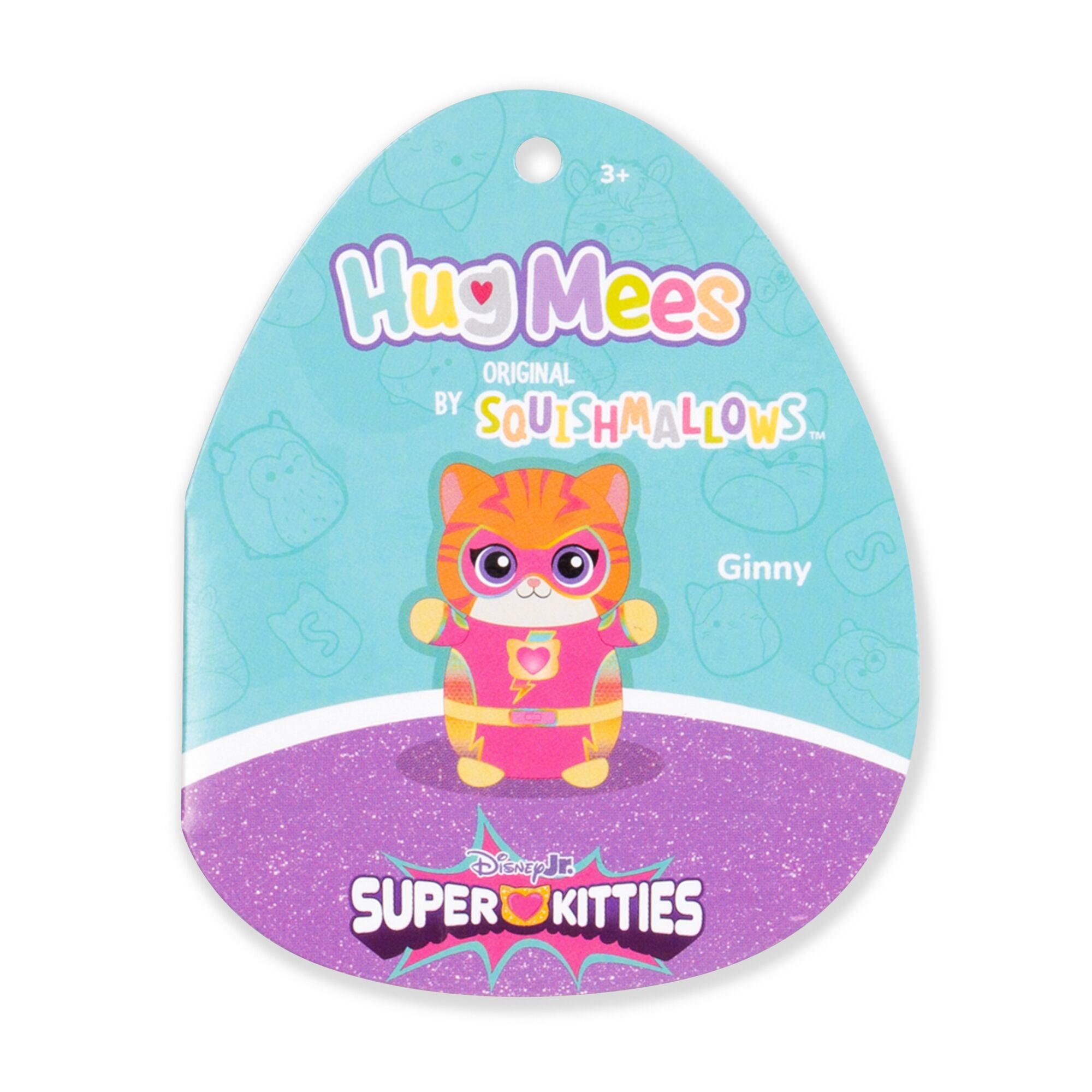 Squishmallows Disney SuperKitties 10" Ginny HugMees | Jazwares / Squishmallows   Brand