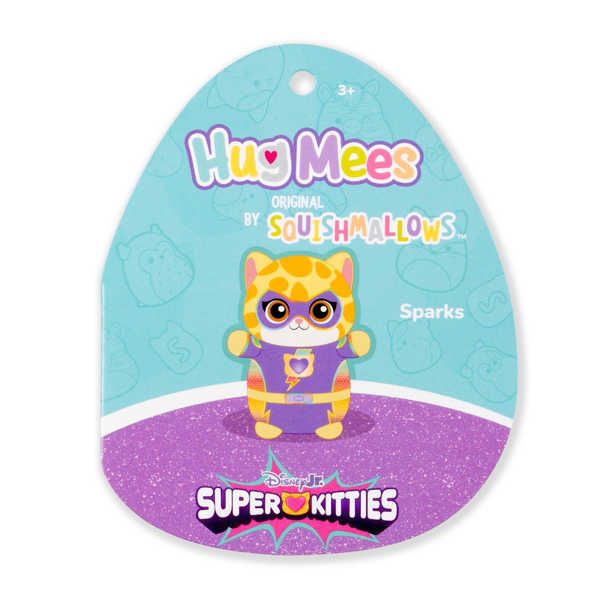 Squishmallows Disney SuperKitties 10" Sparks HugMees | Jazwares / Squishmallows   Brand