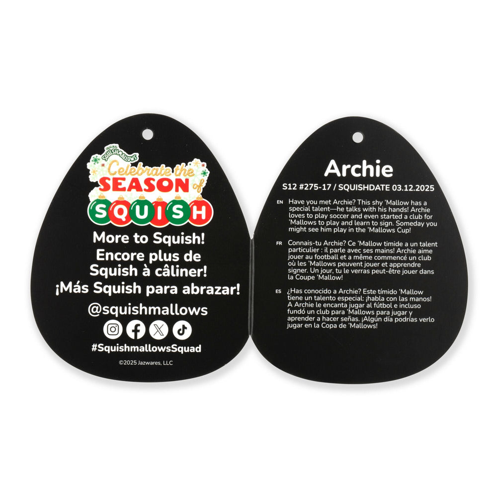 Squishmallows 12" Select Series Snowman Archie | Jazwares / Squishmallows   Category