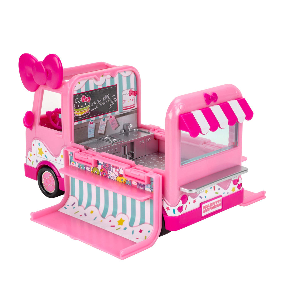 Squish-a-longs Hello Kitty Cafe Truck Playset | Jazwares / Squishmallows   Brand