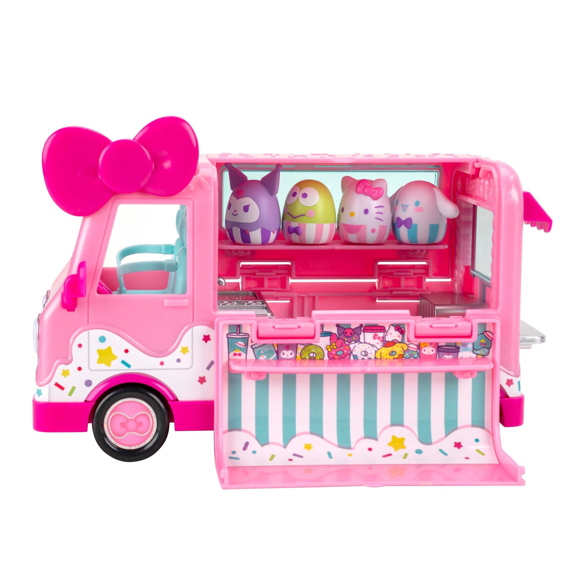 Squish-a-longs Hello Kitty Cafe Truck Playset | Jazwares / Squishmallows   Brand