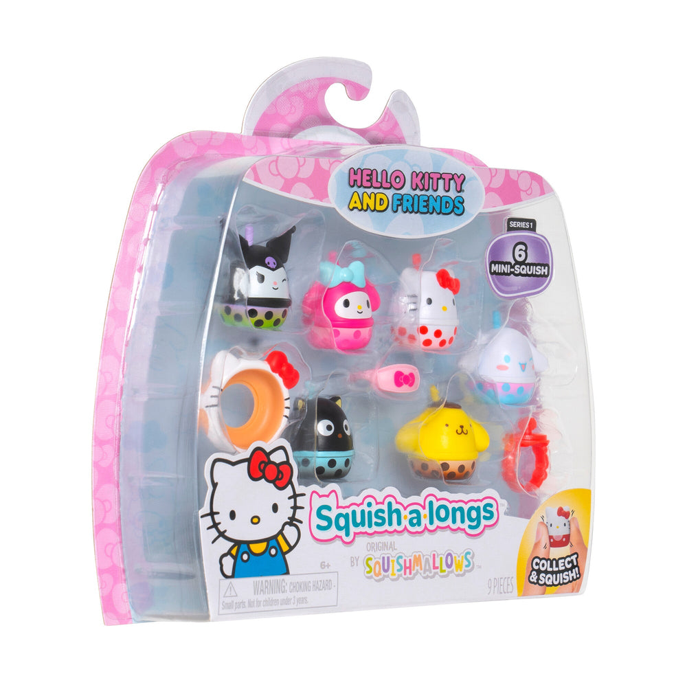 Squish-a-longs Hello Kitty and Friends Boba 6-Pack | Jazwares / Squishmallows   Category|  Brand