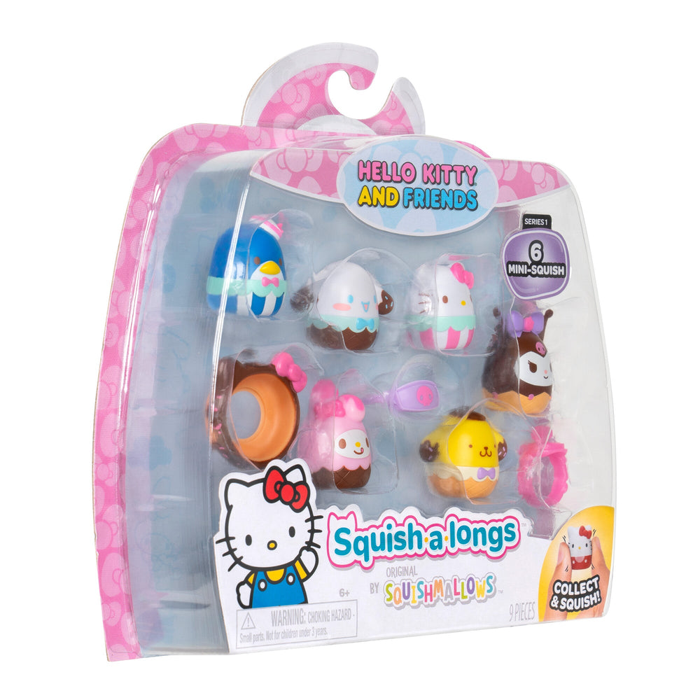 Squish-a-longs Hello Kitty and Friends Ice Cream 6-Pack | Jazwares / Squishmallows   Category|  Brand