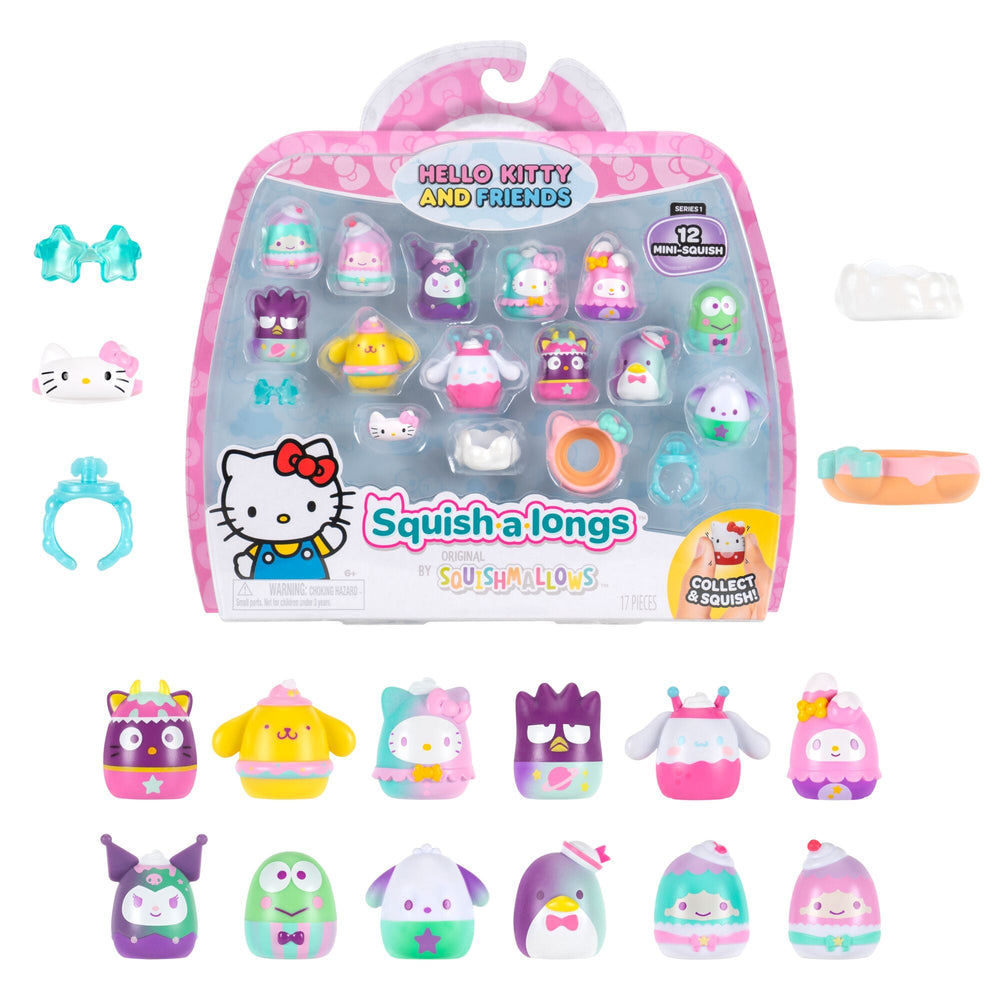 Squish-a-longs Hello Kitty and Friends Dreamland 12-Pack | Jazwares / Squishmallows   Brand