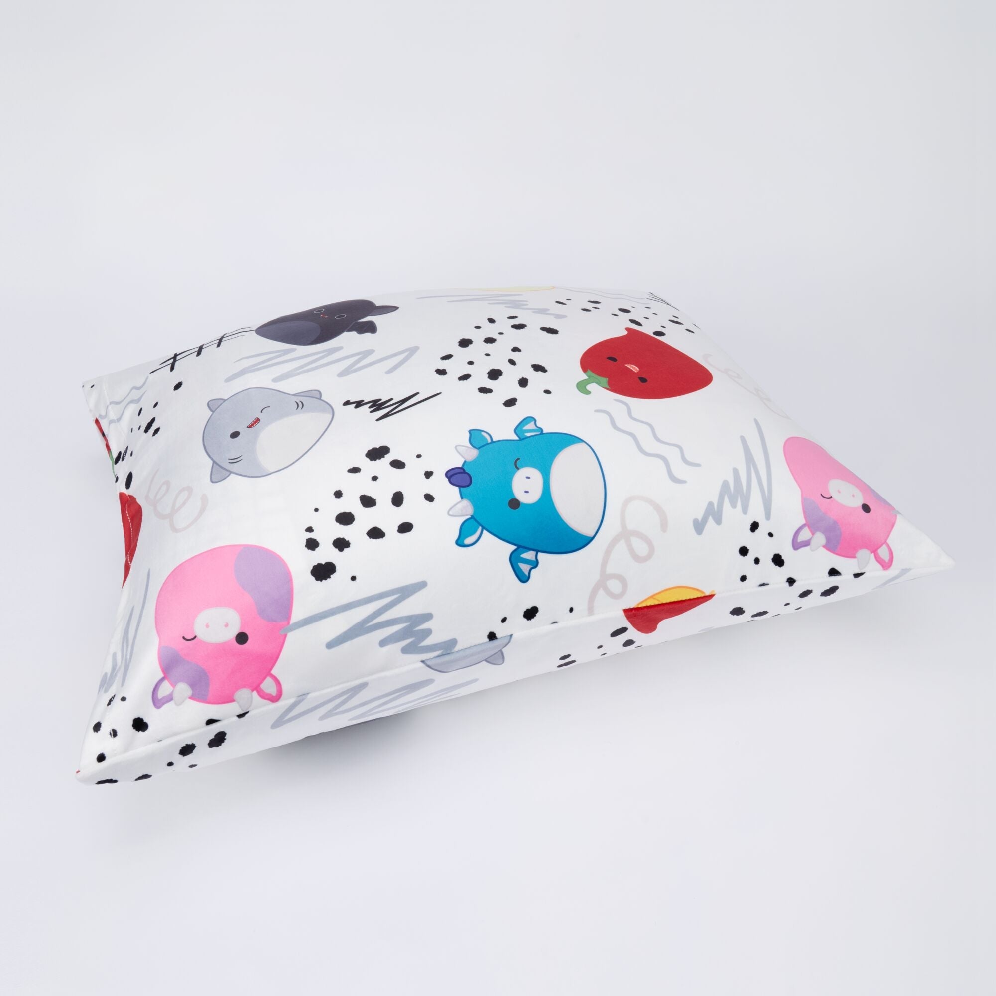 "Squish Vibes" White SquishPillow Pillowcase (Standard) / Squishmallows   Category